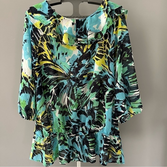 Lane Bryant Butterfly Smock Top - Picture 5 of 7